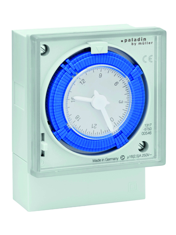 Mono QD time switch 16A 230VAC 50/60Hz 72mm IP20