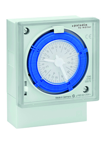 Mono QW time switch 16A 230VAC 50/60Hz 72mm IP20