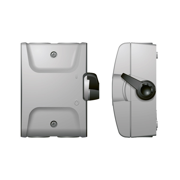 SAQ425 work switch 4p 25A/500V M25 IP65 fast connection