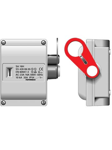 SA325HNeon working switch 3p+hc. 25A/415V M25 IP54