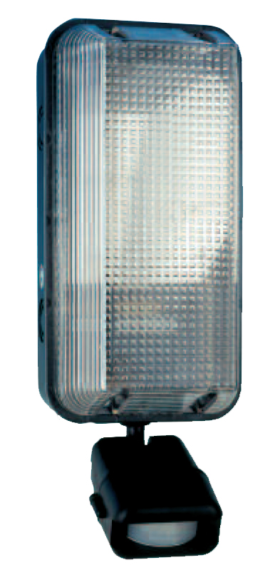Vandal resistant led luminaire with PIR 8W 4,000K IP65