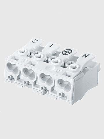 SLK3/4 4p+E SCHR PC opd. N-E-1-2 connector 0.5-2.5mm2