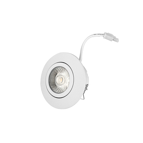 IP44 led-spotlight 6W Ø88mm CTA dæmpbar hvid inkl. driver