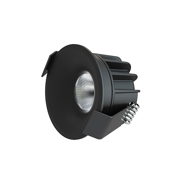 Camicro led-spotlight 4W Ø50mm 3,000K sort dæmpbar inkl. driver
