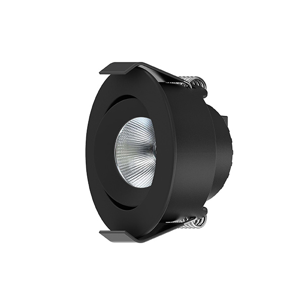 Camicro led-spot 4W Ø50mm CTA dæmpbar sort vipbar inkl. driver