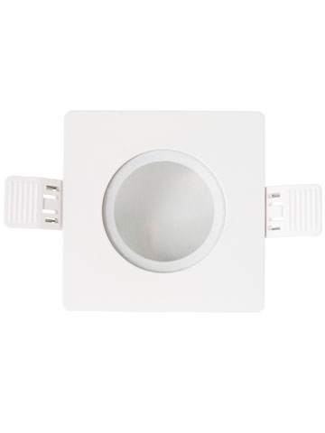 MR16 frame 90mm square white RAL9016 IP65