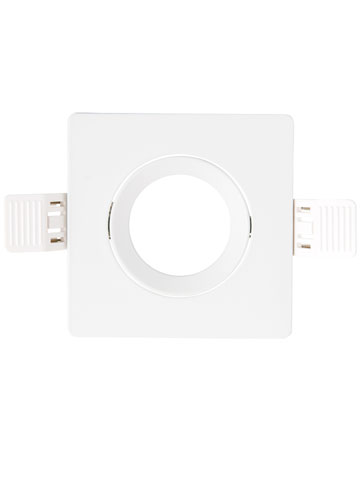 MR16 frame 90mm square white RAL9016 IP20