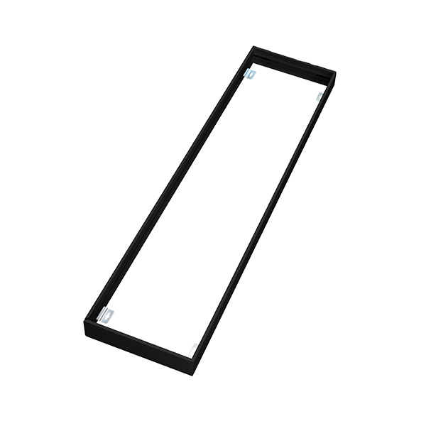 Surface mounted panel set 1200x300mm IL-P195 black RAL9017