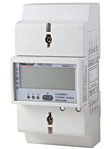 PRO370D (10)65Amp 230/400V LCD 2-rate - B 4TE