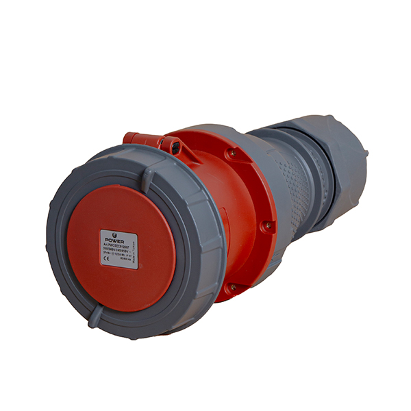 CEE mating plug 5-pole 125A IP67 red