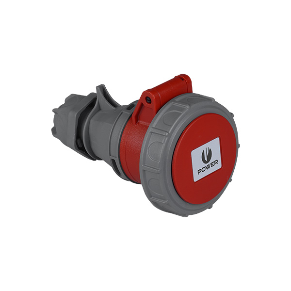 CEE mating plug 5-pole 16A IP67 red