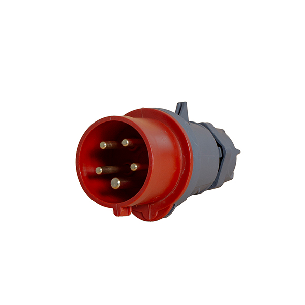CEE plug 5-pole 16A IP44 red