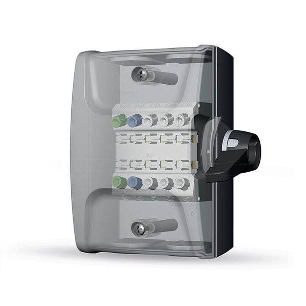 SAQ316H work switch 3p+hc 16A/500V M25 IP65 fast connection - Image 2