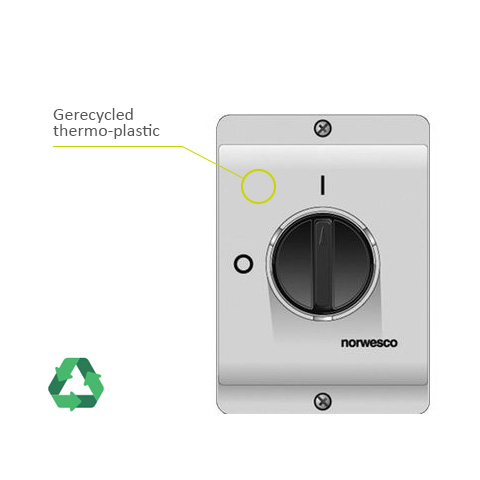 SA463 afbryder 4p 63A/500V M32 grå IP65 - Billede 2