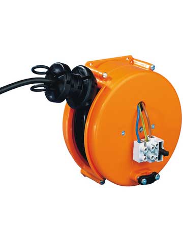 Spring cable reels