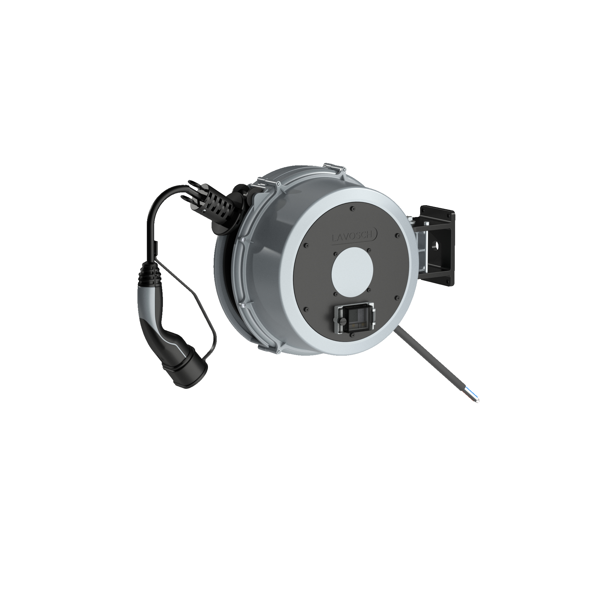 LAVOSCH Basic 350 SZ kabeltromle 11 kW - 8 m (5G2,5+1x0,5 mm²) type 2, med elmåler