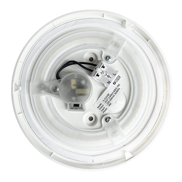 Loftslampe led 8W Ø180mm 3,000/4,000/5,700K IP64 - Billede 2