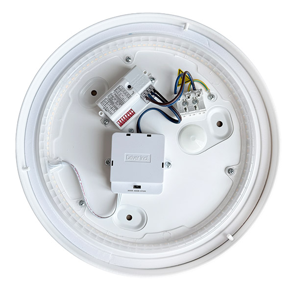 Loftslampe led 12W Ø280mm 3,000/4,000/5,700K IP64 med sensor - Billede 2