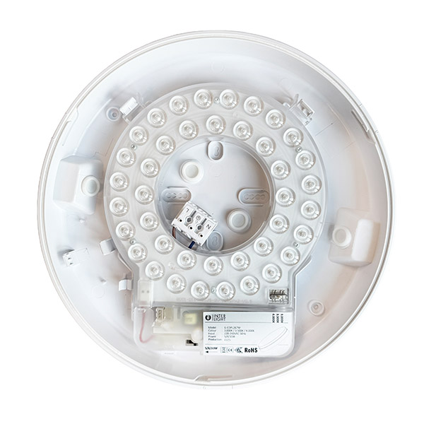 Edge Plus led-loftslampe 8/12/15W Ø335mm 3,000/3,500/4,000K sort - Billede 3