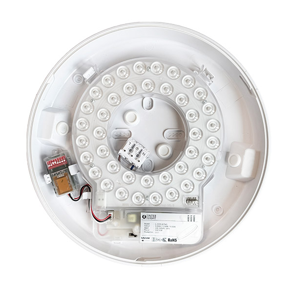 Edge Plus led ceiling light 5/8/10W Ø267mm 3,000/3,500/4,000K black with sensor - Image 3