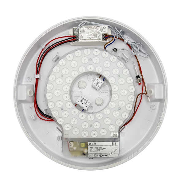 Edge Plus led ceiling light 8/12/15W Ø335mm 3,000/3,500/4,000K white with emergency inverter ex. battery - Image 3
