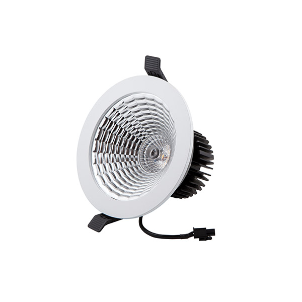 LED Camita Downlight dimmable 16W 60° black 3,000K IP20