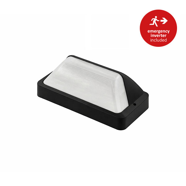 Next Entry led 5.5/7/8.5/10W 3,000/3,500/4,000K 282x142x113mm black with emergency module