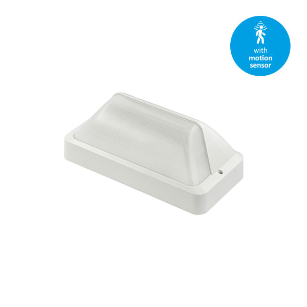 Next Entry led 5.5/7/8.5/10W 3,000/3,500/4,000K 282x142x113mm white with sensor