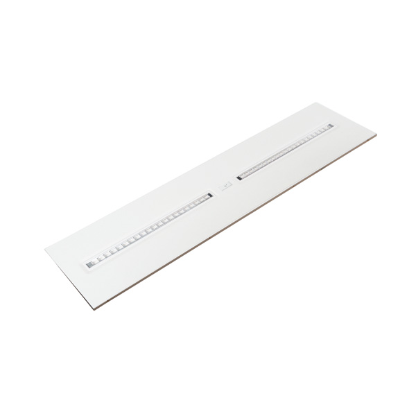 Orion-panel 28W (1195x295x30mm) 3,000K UGR<19 sort ex. driver bulk