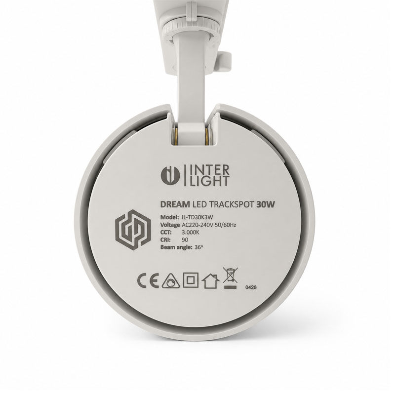 Dream+ led track spot 30W 36° 3,000K CRI90 white - Image 2