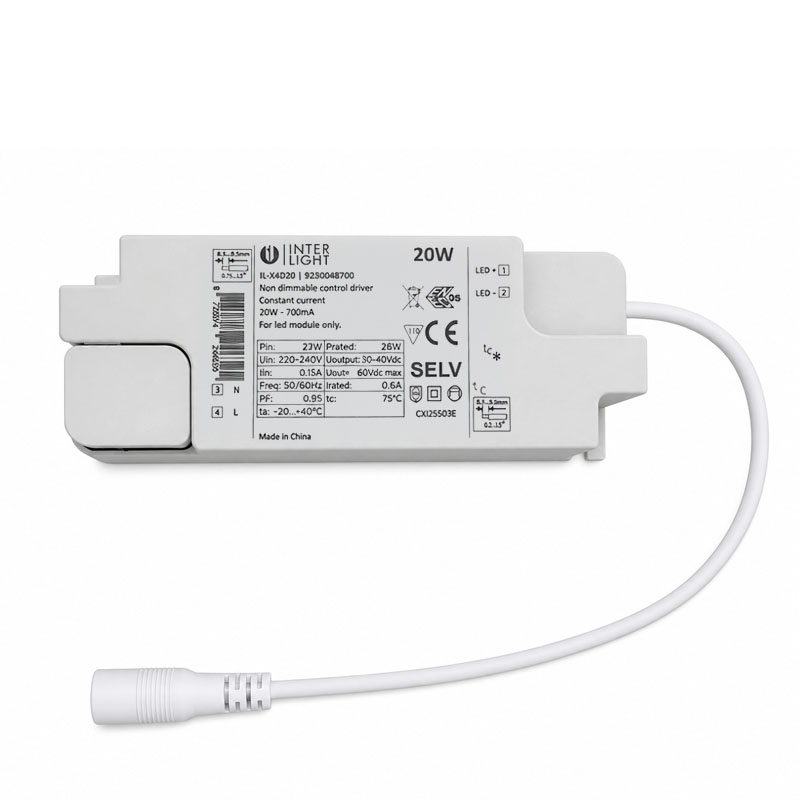 Driver led 20W 500mA/230V not dimmable