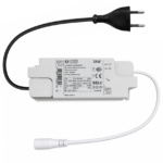Driver led 24W 600mA/230V non dimmable + 2 pole Euro