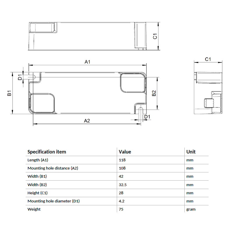 Driver led 24W 600mA/230V not dimmable - Image 2